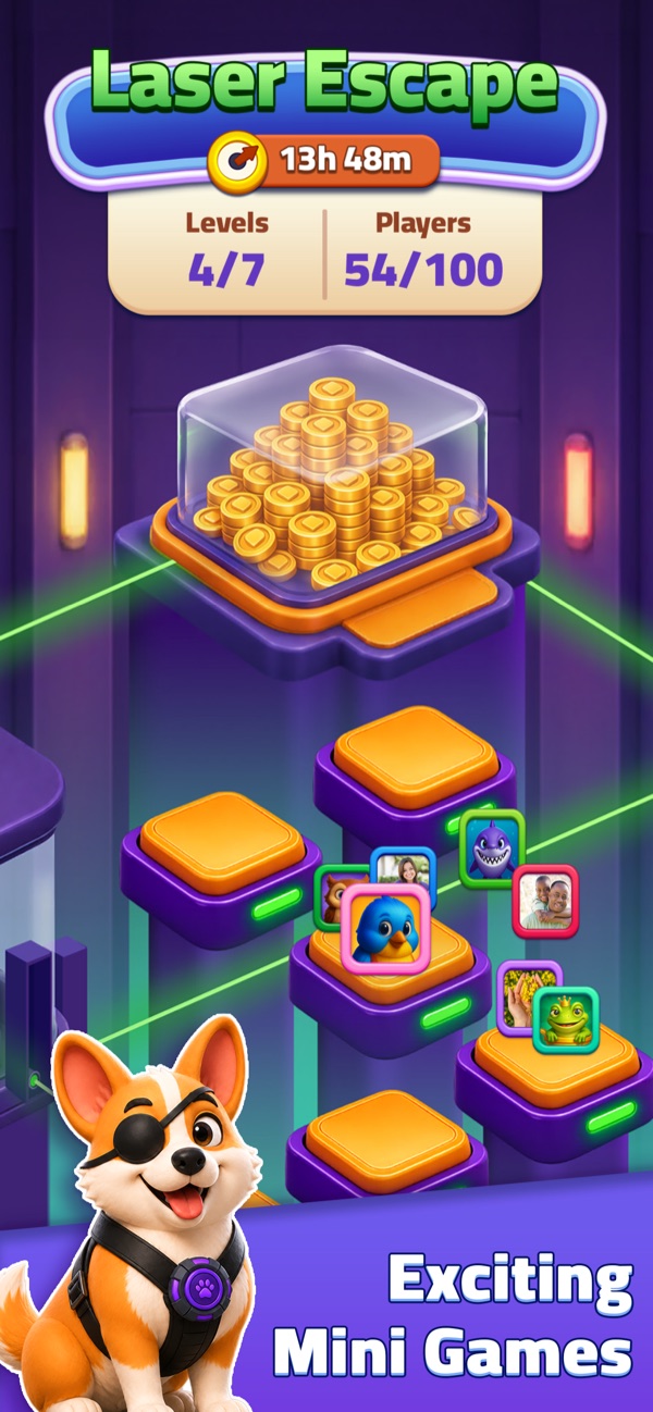 Match Heist limited-time Laser Escape mini game event